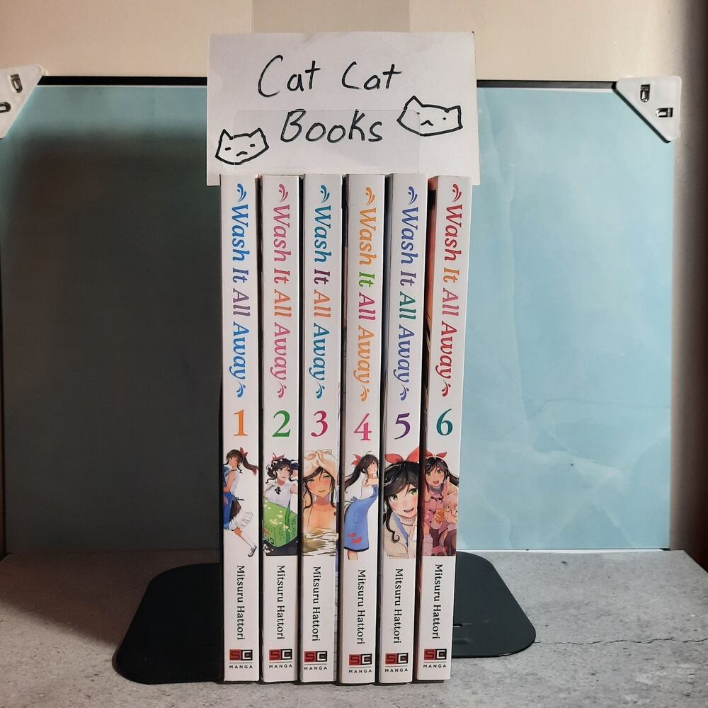 📚 Wash It All Away Vol. 1-6 Official English Manga Bundle Paperback Square Enix